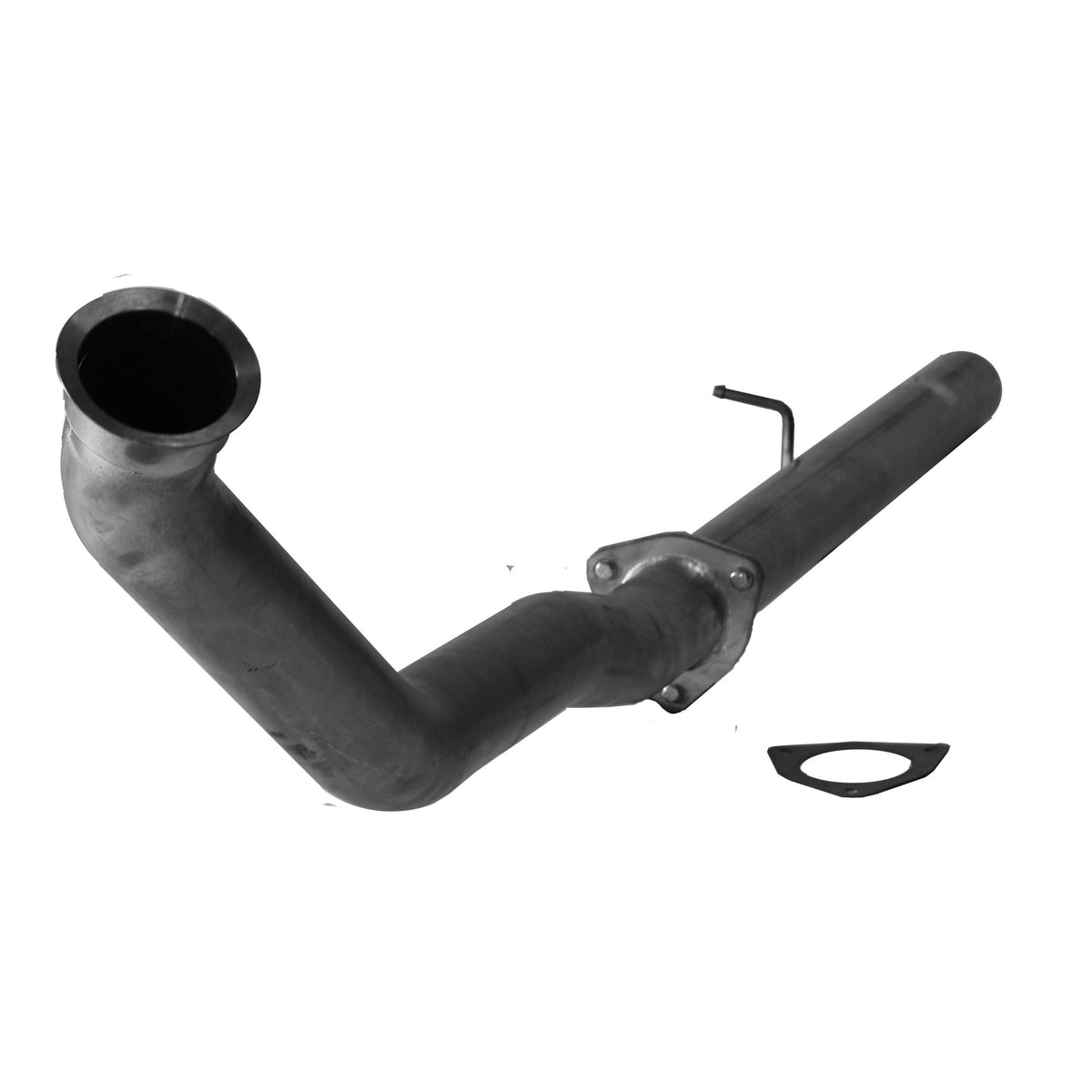 Flo~Pro 4" Cat & DPF Race Pipe | 2007-2012 Dodge Ram 2500/3500 6.7L Cummins - w/ Flange