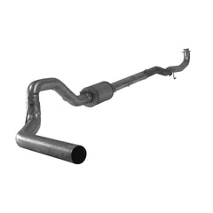 Flo~Pro 4" Downpipe Back Single Exhaust | 2017-2019 Chevy/GMC 2500HD/3500HD 6.6L Duramax L5P - Cab & Chassis