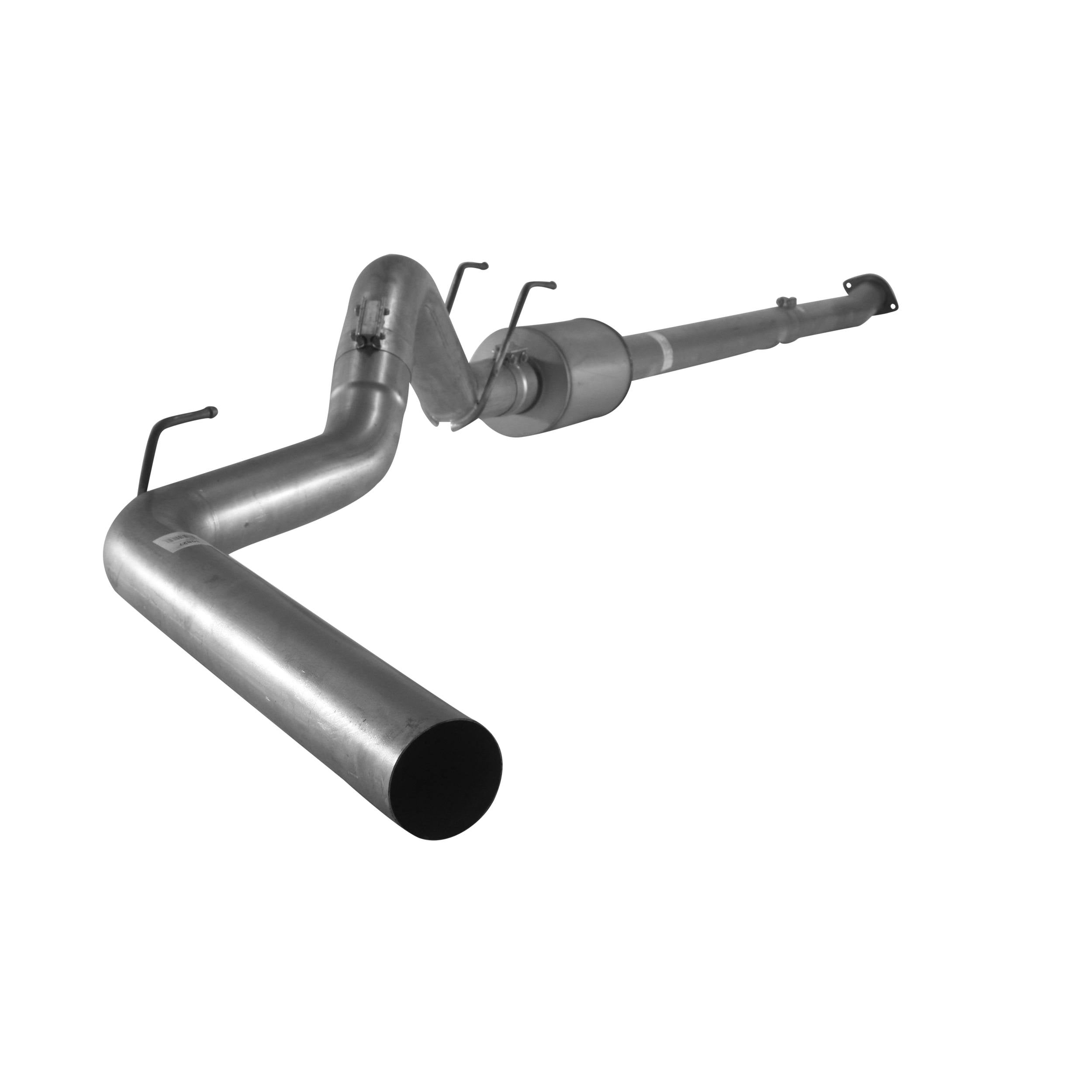 Flo~Pro 4" Downpipe Back Single Exhaust | 2011-2019 Ford F-350/F-450/F-550 6.7L Powerstroke - Cab & Chassis