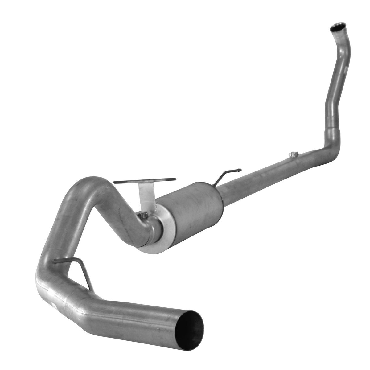 Flo~Pro 4" Turbo Back Single Exhaust | 2003-2007 Ford F-250/F-350/Harley-Davidson 6.0L Powerstroke - 3.5" Downpipe